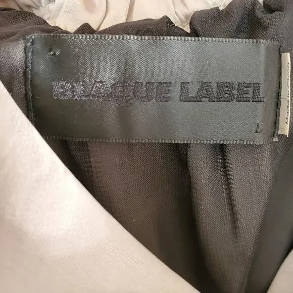 Blaque Label maxi low back 2 front slits sz L - Picture 4 of 8